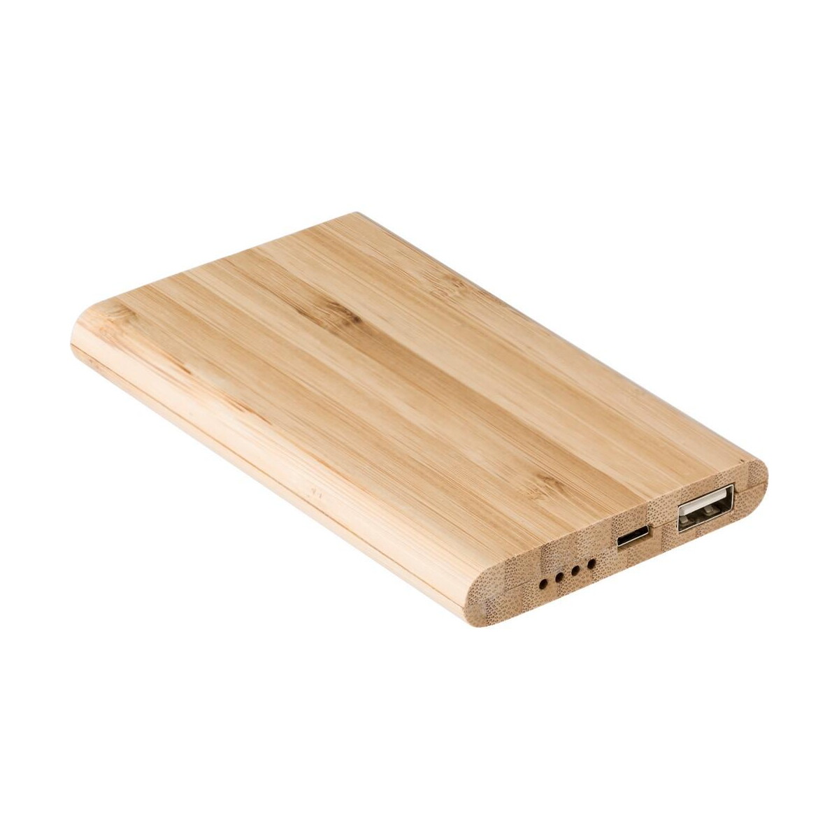 Powerbanki z logo – bambusowy power bank 4000 mah V0339-16_AAA02 Bambusowy power bank 4000 mAh V0339-16_AAA02