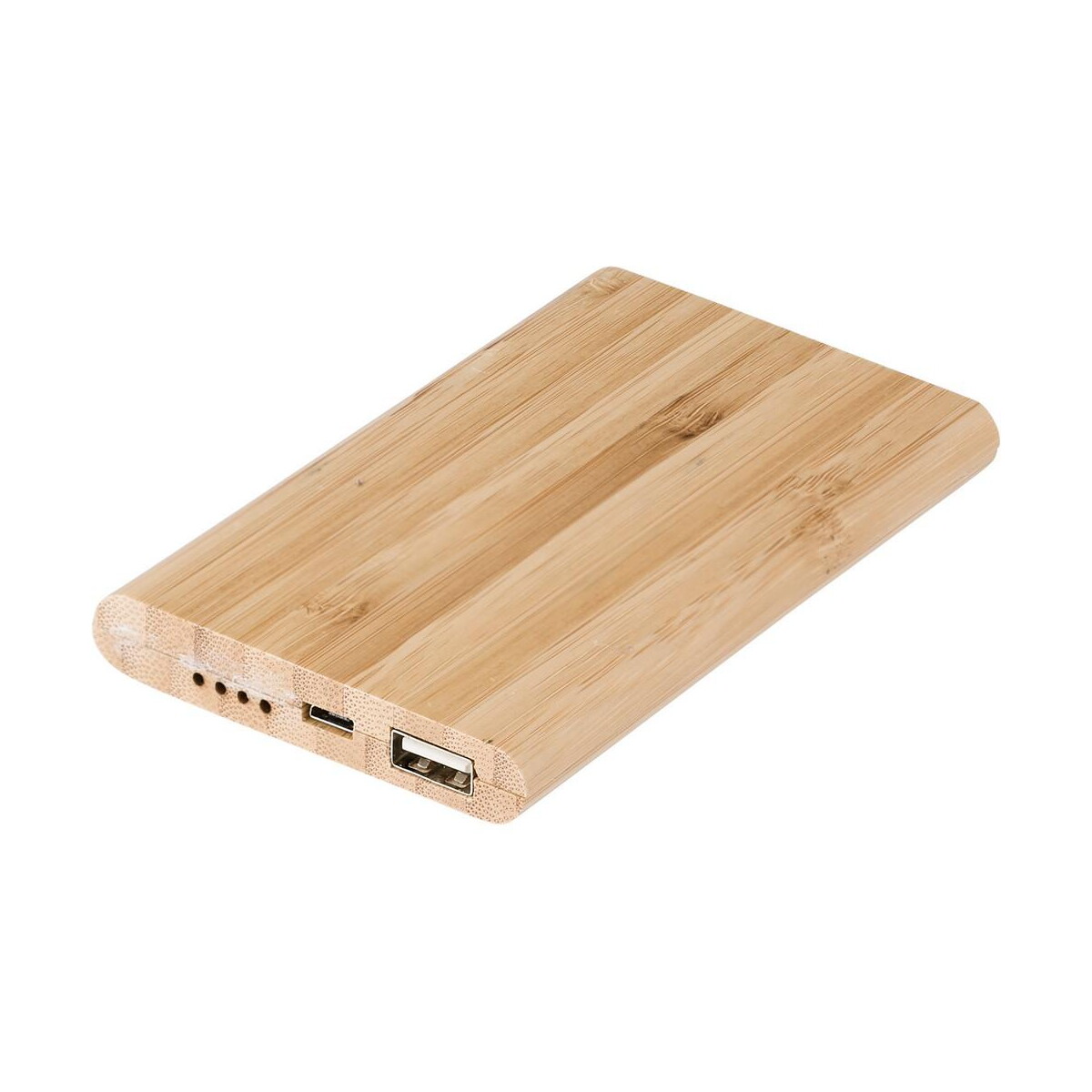 Powerbanki z logo – bambusowy power bank 4000 mah V0339-16_AAA03 Bambusowy power bank 4000 mAh V0339-16_AAA03