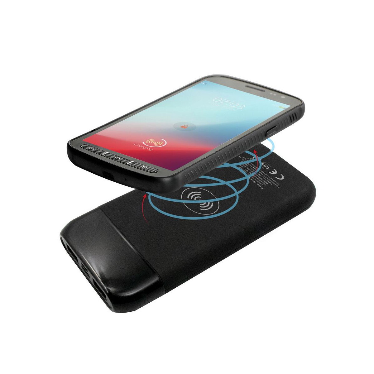 Powerbanki z logo – bezprzewodowy power bank 10000 mah exclusive collection, ładowarka bezprzewodowa 5w-15w | cory V1833-03_AAA03 Bezprzewodowy power bank 10000 mAh Exclusive Collection, ładowarka bezprzewodowa 5W-15W | Cory V1833-03_AAA03