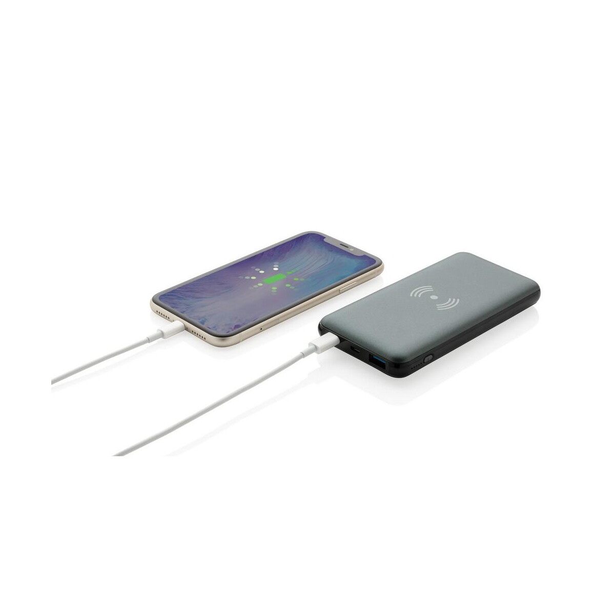 Powerbanki z logo – bezprzewodowy power bank 10000 mah z pd P322.142__B_8 Bezprzewodowy power bank 10000 mAh z PD P322.142__B_8