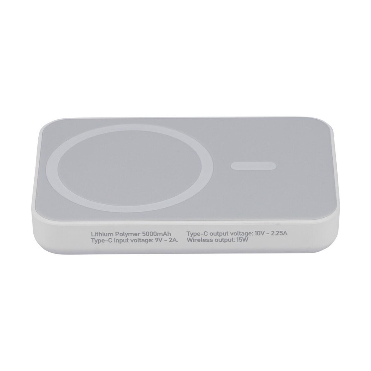 Powerbanki z logo – bezprzewodowy power bank 5000 mah VB101-02_AAA02 Bezprzewodowy Power Bank 5000 mAh VB101-02_AAA02