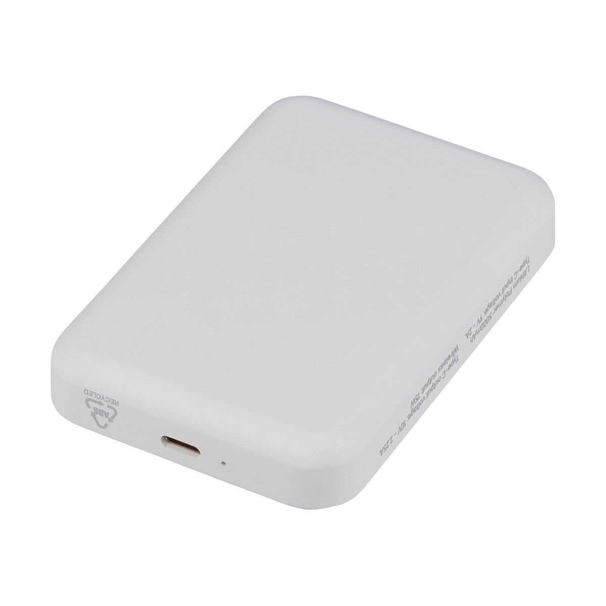 Powerbanki z logo – bezprzewodowy power bank 5000 mah VB101-02_AAA09 Bezprzewodowy Power Bank 5000 mAh VB101-02_AAA09