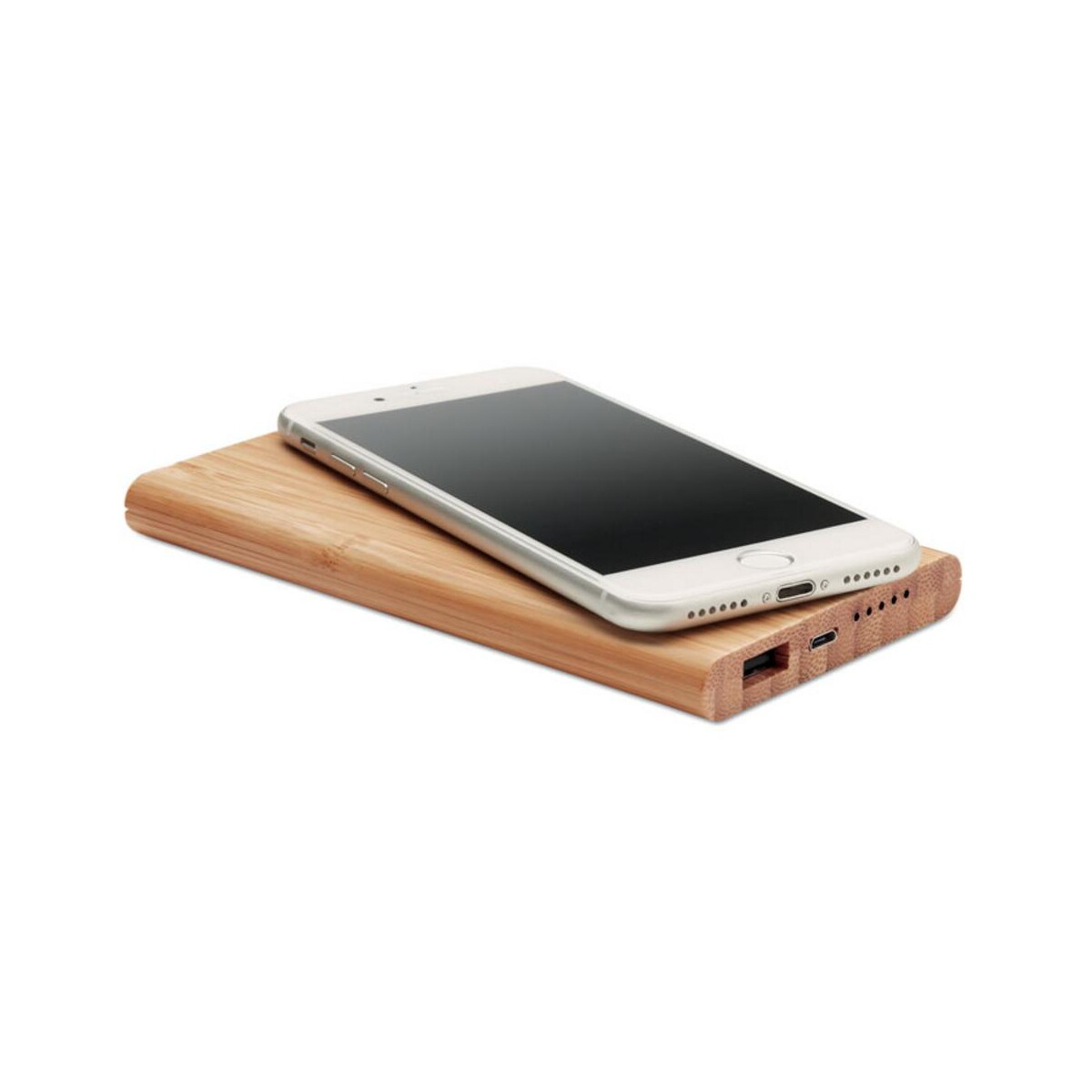 Powerbanki z logo – bezprzewodowy powerbank arena mo9662-40-side Bezprzewodowy powerbank ARENA mo9662-40-side