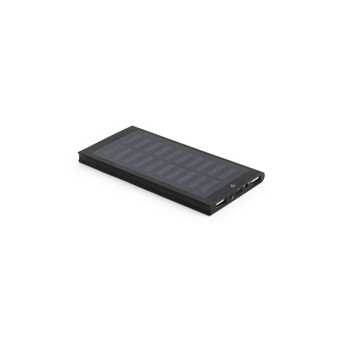 Powerbanki z logo – clerk. power bank 8 000 mah z panelem słonecznym z aluminium pochodzącego w 100% z recyklingu 97137_103 CLERK. Power bank 8 000 mAh z panelem słonecznym z aluminium pochodzącego w 100% z recyklingu 97137_103