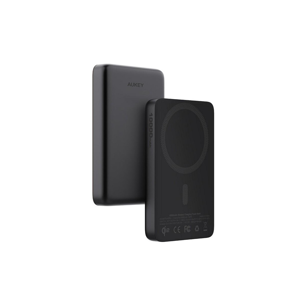 Magnetyczny, bezprzewodowy power bank 10000 mAh Aukey VAM12-03_AAA01