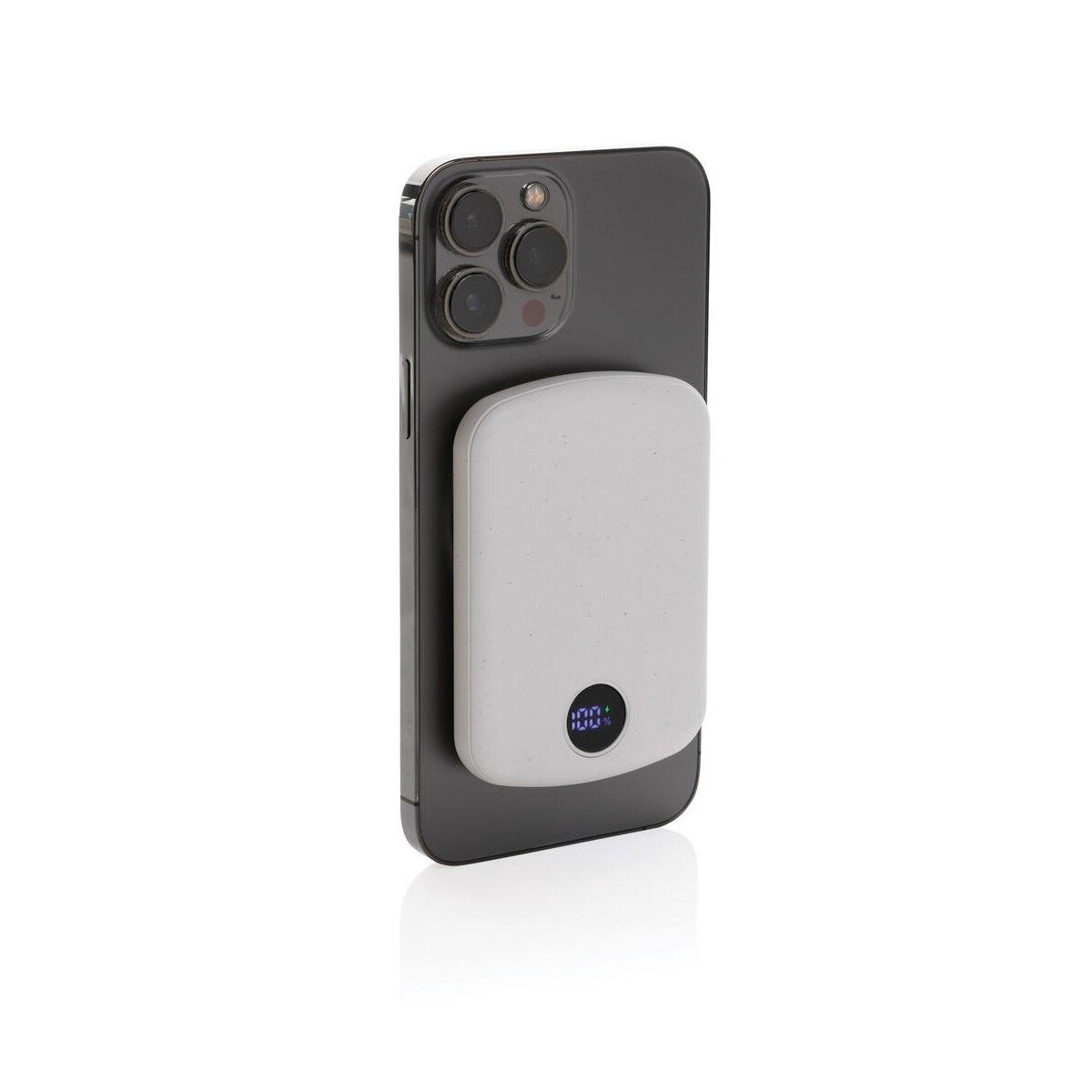 Powerbanki z logo – magnetyczny bezprzewodowy power bank 5000 mah magboost P322.413__B_2 Magnetyczny bezprzewodowy power bank 5000 mAh MagBoost P322.413__B_2