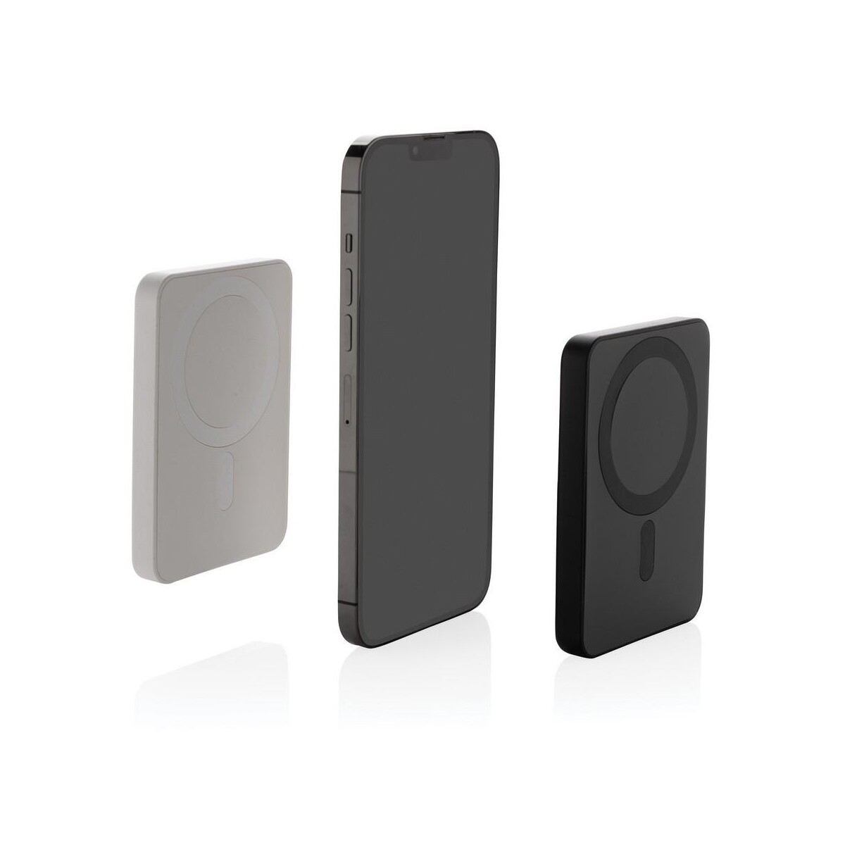 Powerbanki z logo – magnetyczny bezprzewodowy power bank 5000 mah magnetix P322.403__G_300 Magnetyczny bezprzewodowy power bank 5000 mAh Magnetix P322.403__G_300