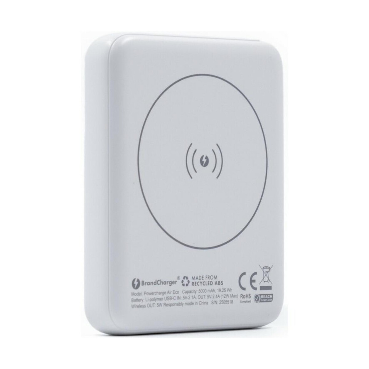 Powerbanki z logo – magnetyczny power bank 5000 mah brandcharger powercharge air VB188-02_AAA01 Magnetyczny power bank 5000 mAh BrandCharger Powercharge Air VB188-02_AAA01