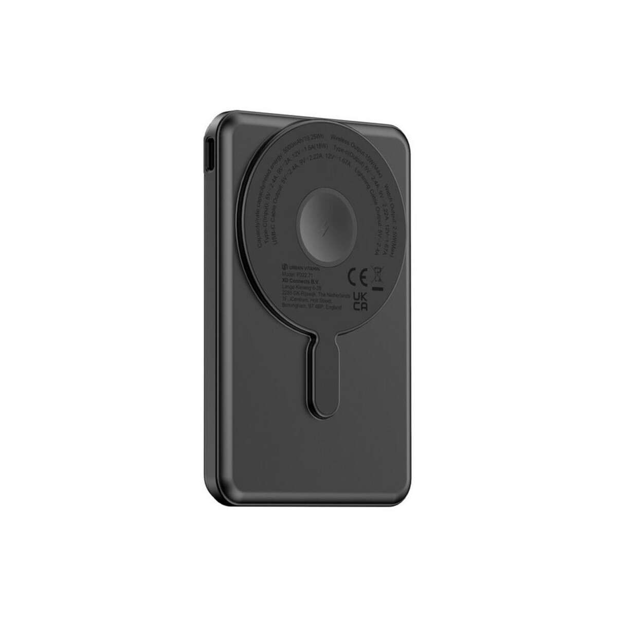 Magnetyczny power bank 5000 mAh Urban Vitamin Redwood P322.7101__B_1