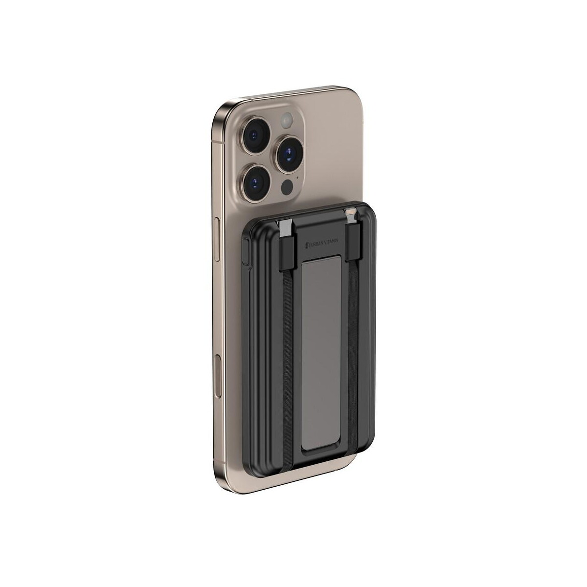 Powerbanki z logo – magnetyczny power bank 5000 mah urban vitamin redwood P322.7101__B_12 Magnetyczny power bank 5000 mAh Urban Vitamin Redwood P322.7101__B_12