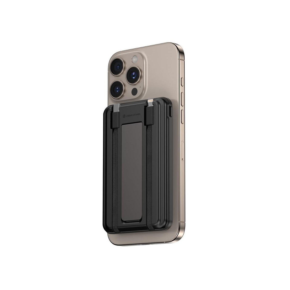 Powerbanki z logo – magnetyczny power bank 5000 mah urban vitamin redwood P322.7101__B_13 Magnetyczny power bank 5000 mAh Urban Vitamin Redwood P322.7101__B_13