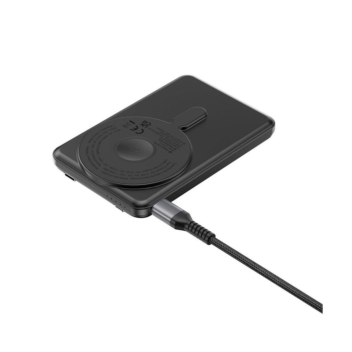 Powerbanki z logo – magnetyczny power bank 5000 mah urban vitamin redwood P322.7101__B_14 Magnetyczny power bank 5000 mAh Urban Vitamin Redwood P322.7101__B_14