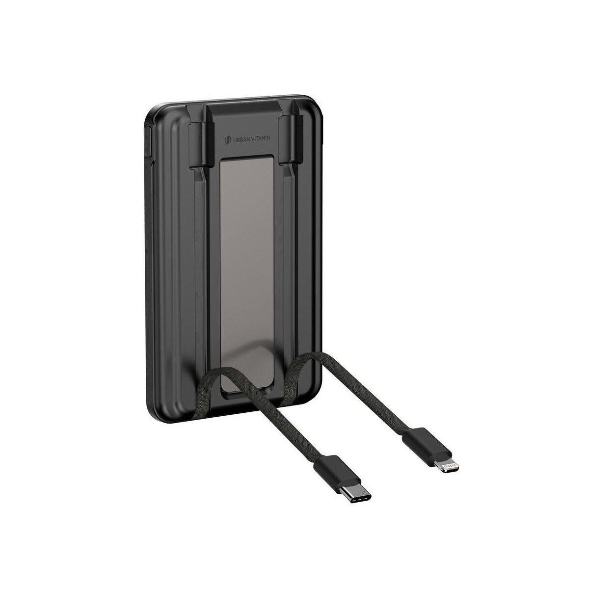 Powerbanki z logo – magnetyczny power bank 5000 mah urban vitamin redwood P322.7101__B_17 Magnetyczny power bank 5000 mAh Urban Vitamin Redwood P322.7101__B_17