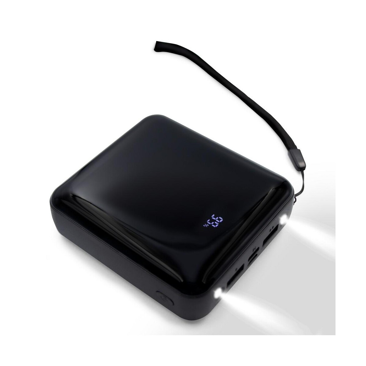 Powerbanki z logo – power bank 10000 mah, 3 kable do ładowania w komplecie | tim V0903-03_AAA03 Power bank 10000 mAh, 3 kable do ładowania w komplecie | Tim V0903-03_AAA03
