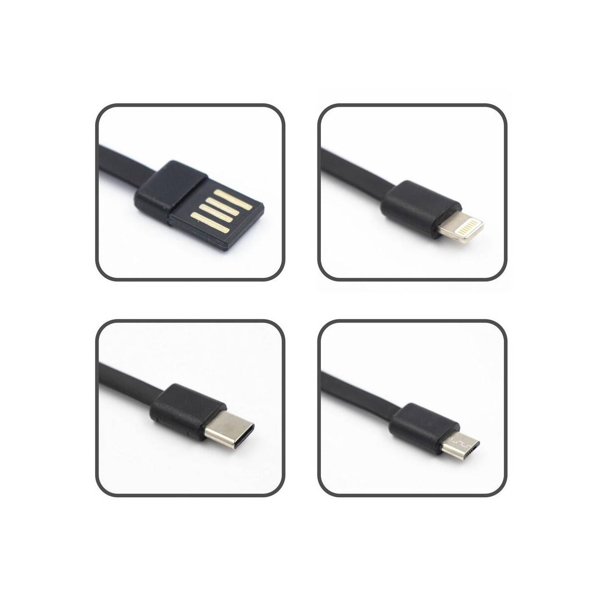 Powerbanki z logo – power bank 10000 mah, 3 kable do ładowania w komplecie | tim V0903-03_IDE01 Power bank 10000 mAh, 3 kable do ładowania w komplecie | Tim V0903-03_IDE01