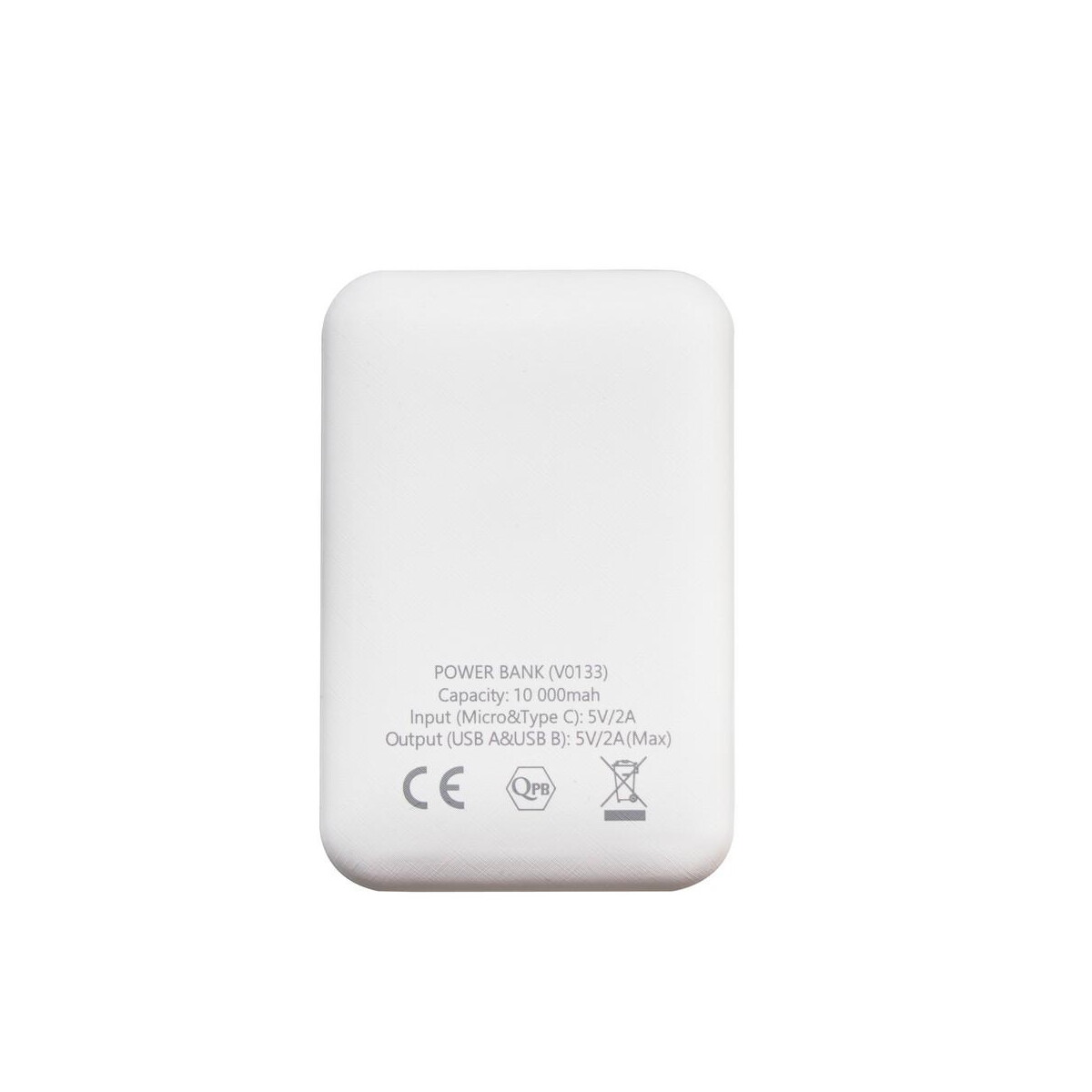 Powerbanki z logo – power bank 10000 mah air gifts | daniel V0133-02_IBK01 Power bank 10000 mAh Air Gifts | Daniel V0133-02_IBK01