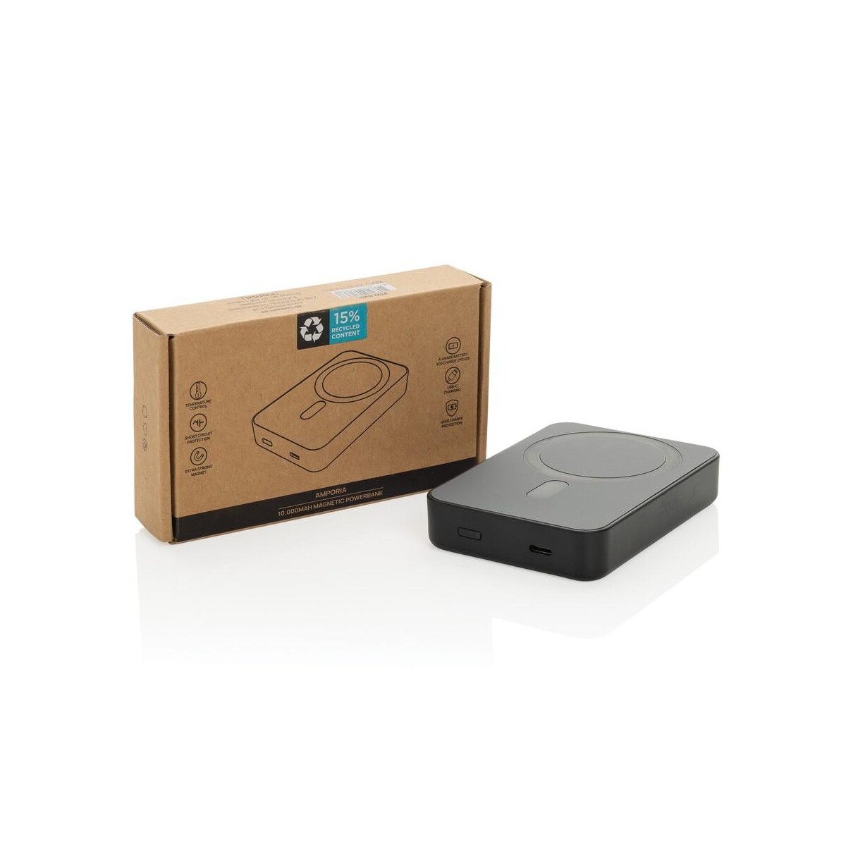 Powerbanki z logo – power bank 10000 mah amporia P322.8901__P_500 Power bank 10000 mAh Amporia P322.8901__P_500