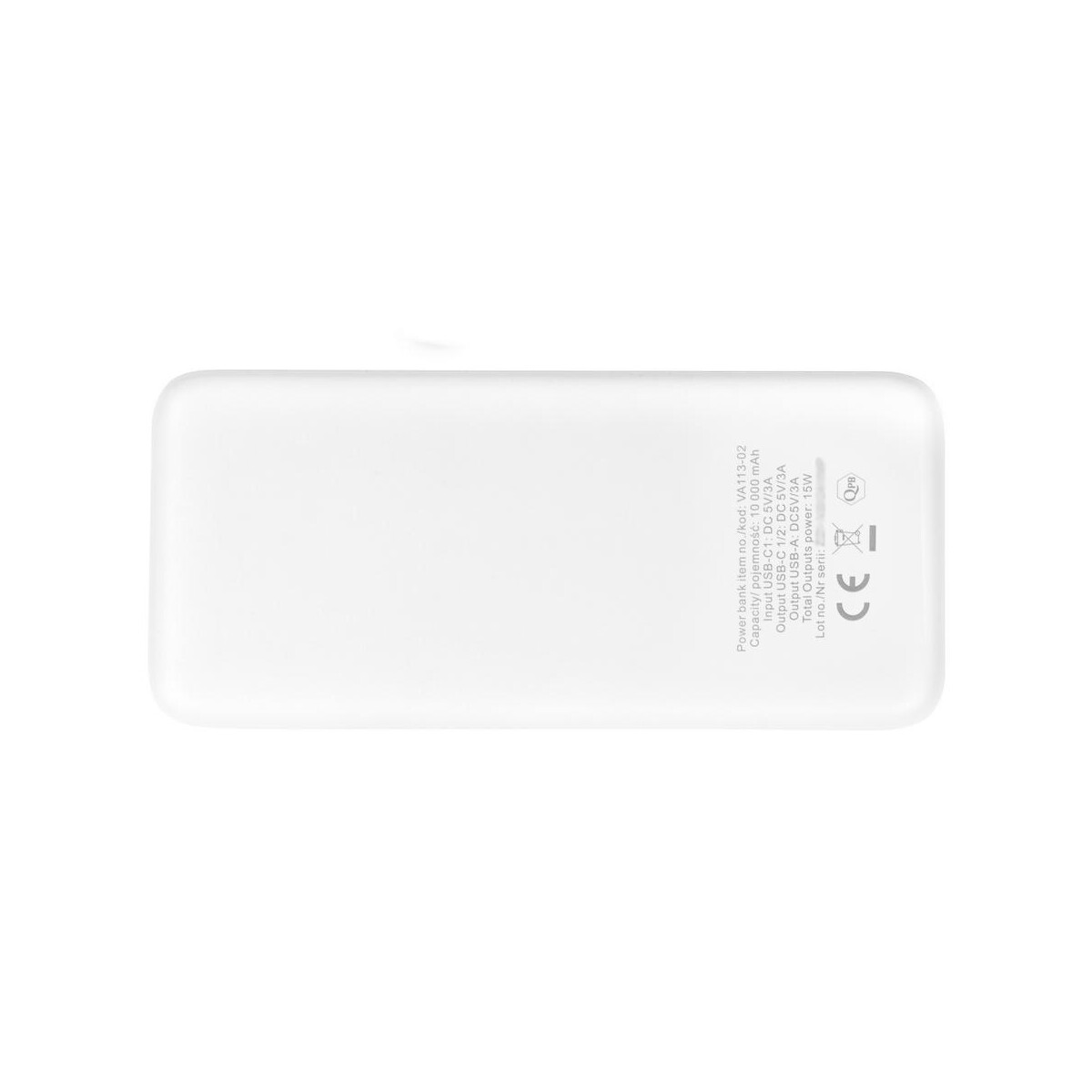 Powerbanki z logo – power bank 10000 mah | dejerius VA113-02_IUN01 Power bank 10000 mAh | Dejerius VA113-02_IUN01