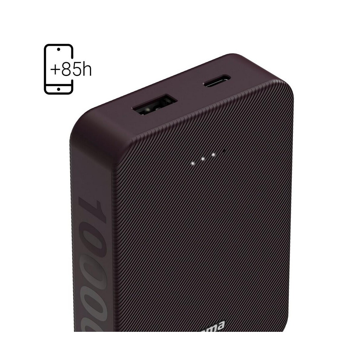 Powerbanki z logo – power bank 10000 mah hama power pack VH023-12_IDE03 Power bank 10000 mAh Hama Power Pack VH023-12_IDE03