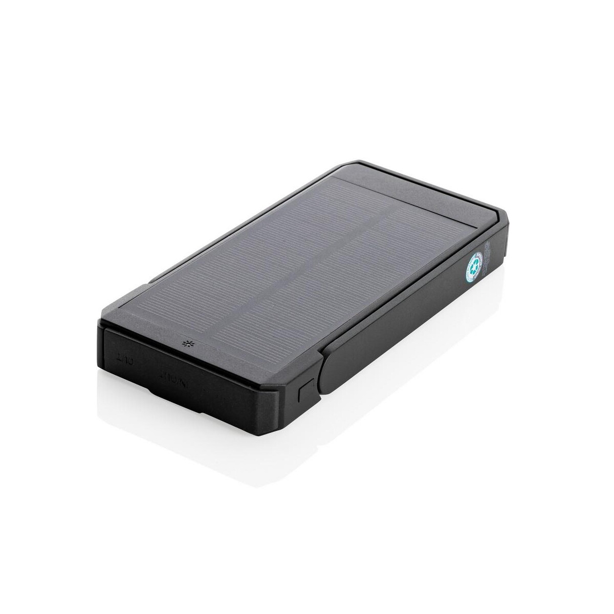 Powerbanki z logo – power bank 10000 mah skywave, ładowarka słoneczna P322.341__B_4 Power bank 10000 mAh Skywave, ładowarka słoneczna P322.341__B_4