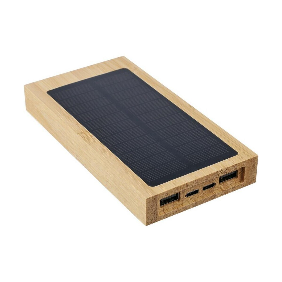 Powerbanki z logo – power bank 10000 mah z ładowarką słoneczną VA276-16_AAA01 Power bank 10000 mAh z ładowarką słoneczną VA276-16_AAA01