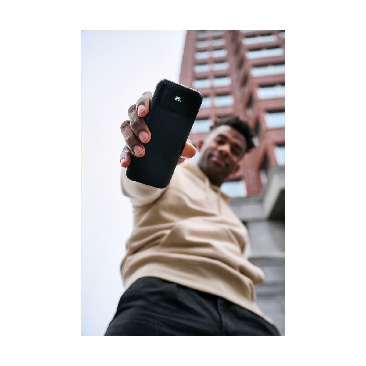 Powerbanki z logo – power bank 10000 mah ze zintegrowanymi kablami turbopack P322.5801__M_400 Power bank 10000 mAh ze zintegrowanymi kablami Turbopack P322.5801__M_400