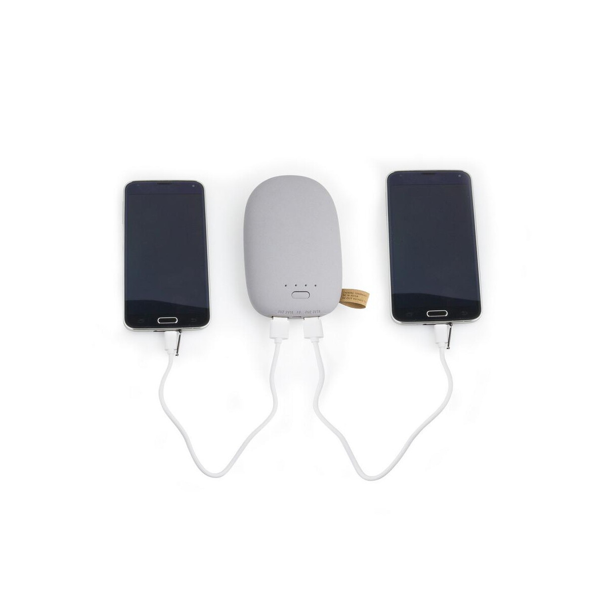 Powerbanki z logo – power bank 10400 mah air gifts „kamień” | carol V3383-19_AAA06 Power bank 10400 mAh Air Gifts