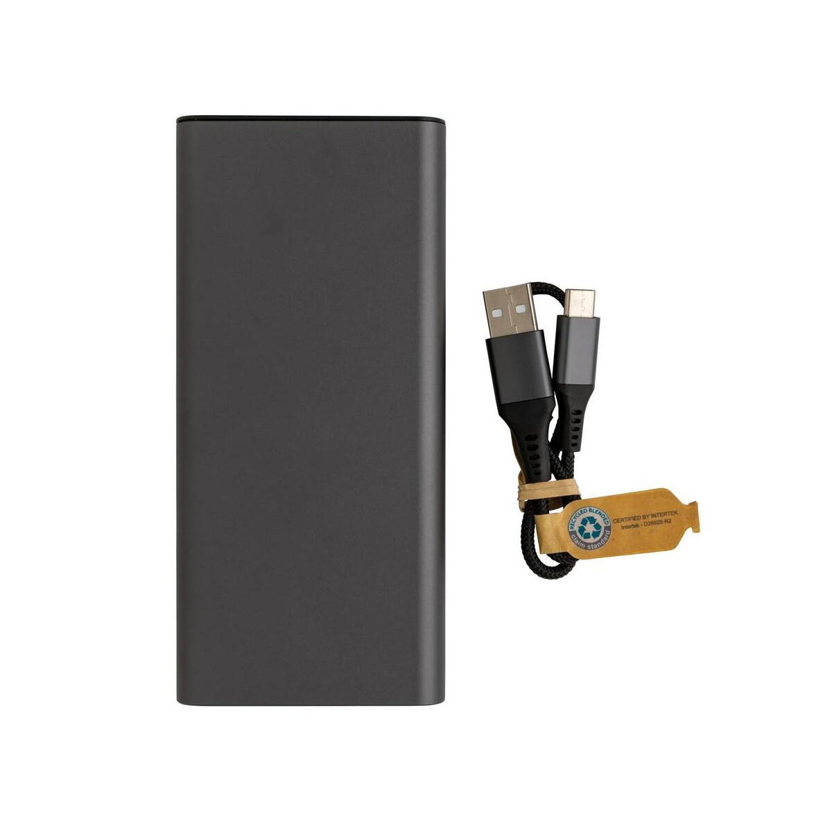 Powerbanki z logo – power bank 20000 mah terra, aluminium z recyklingu P322.632__B_4 Power bank 20000 mAh Terra, aluminium z recyklingu P322.632__B_4