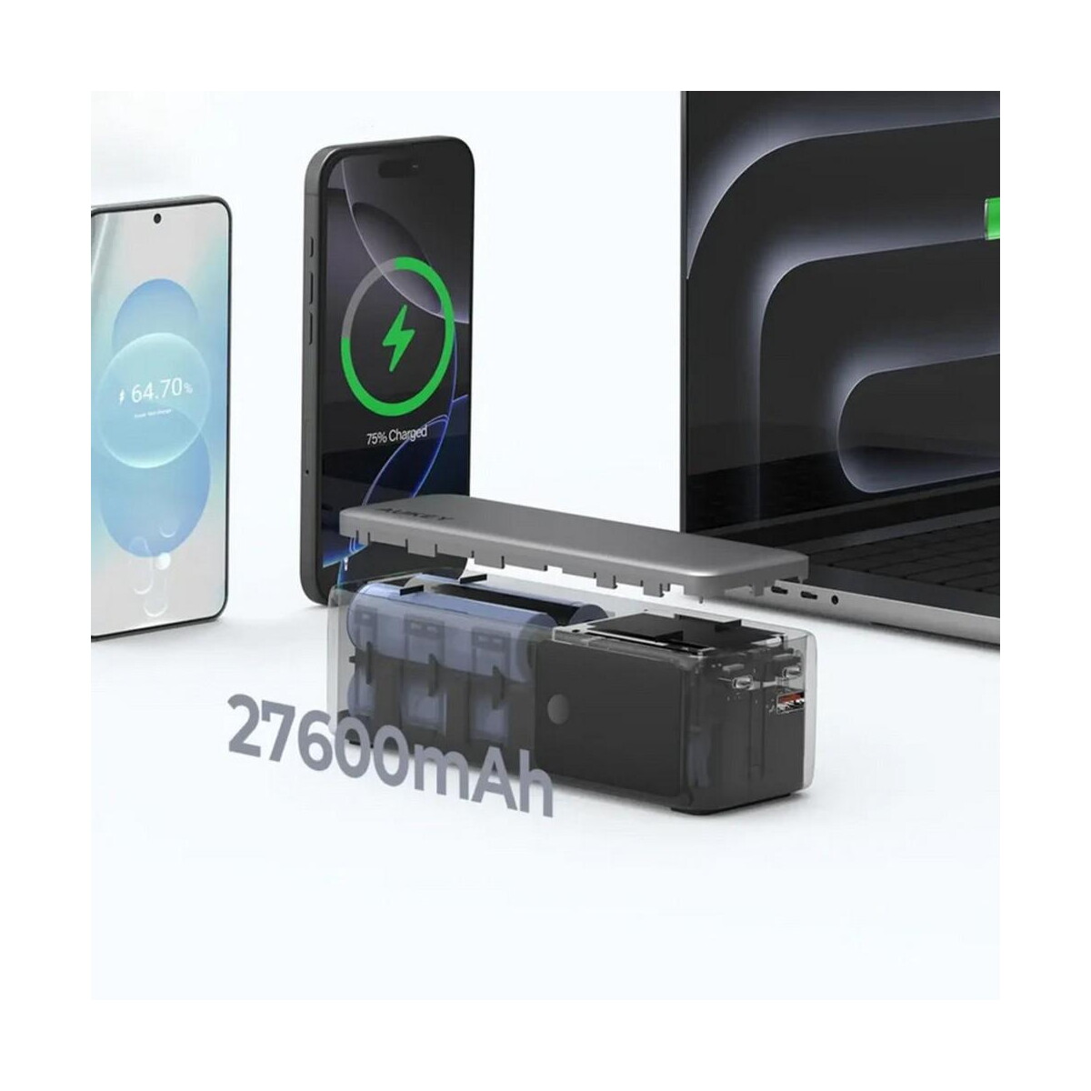 Powerbanki z logo – power bank 27600 mah, 140 w, aukey VAM15-32_ATM05 Power bank 27600 mAh, 140 W, Aukey VAM15-32_ATM05