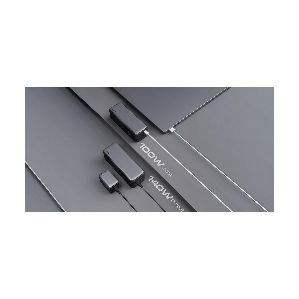 Powerbanki z logo – power bank 27600 mah, 140 w, aukey VAM15-32_ATM08 Power bank 27600 mAh, 140 W, Aukey VAM15-32_ATM08