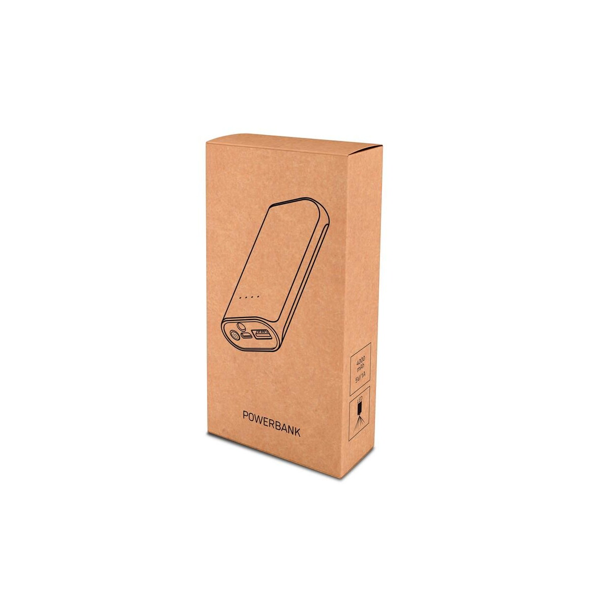 Powerbanki z logo – power bank 4000 mah | birch V3778-02_COV01 Power bank 4000 mAh | Birch V3778-02_COV01
