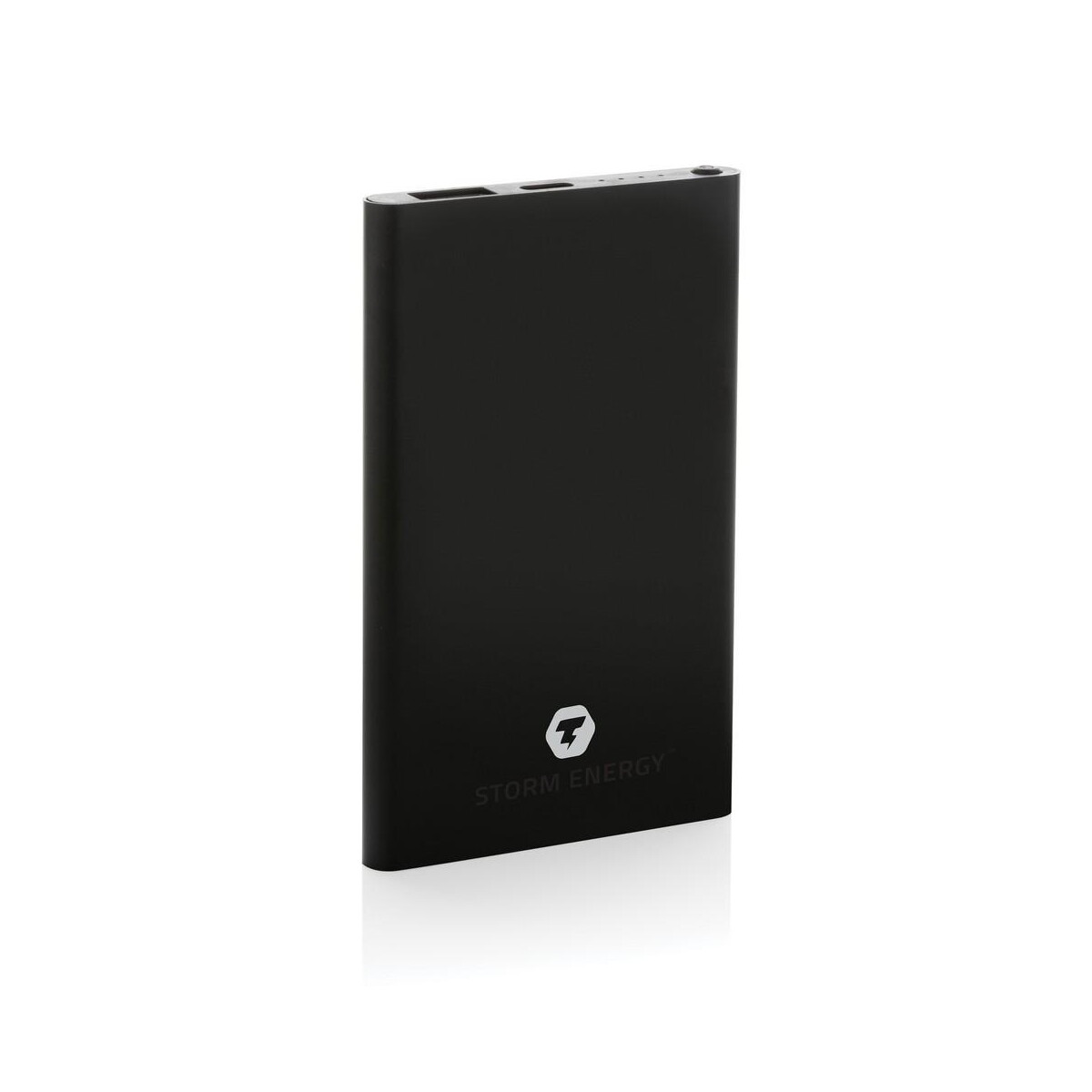 Powerbanki z logo – power bank 4000 mah z aluminium z recyklingu P322.421__D_100 Power bank 4000 mAh z aluminium z recyklingu P322.421__D_100