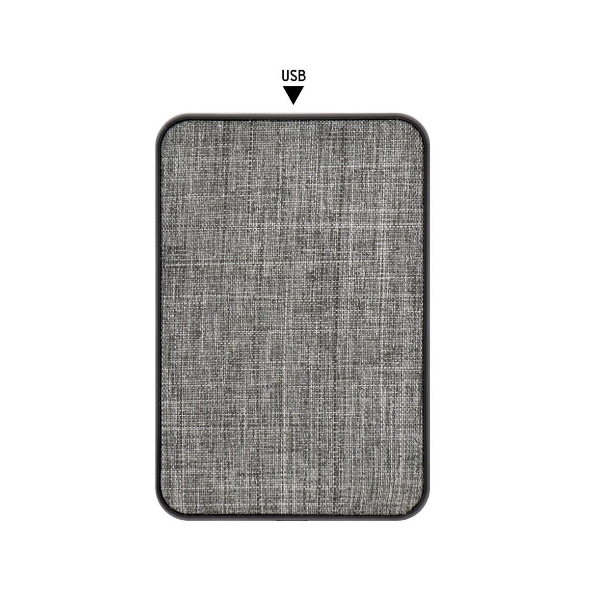 Powerbanki z logo – power bank 5000 mah rpet | russo V8199-19_AAB99 Power bank 5000 mAh RPET | Russo V8199-19_AAB99