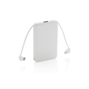 Power bank 5000 mAh, zintegrowany kabel 3 w 1 P322.083__B_1