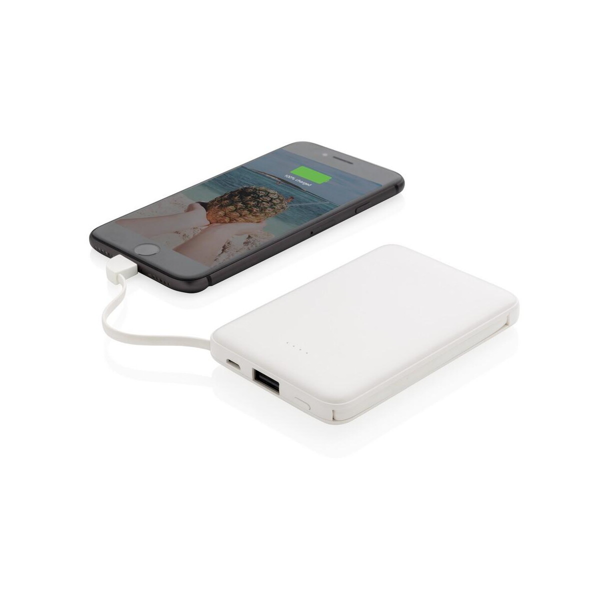 Powerbanki z logo – power bank 5000 mah, zintegrowany kabel 3 w 1 P322.083__B_6 Power bank 5000 mAh, zintegrowany kabel 3 w 1 P322.083__B_6