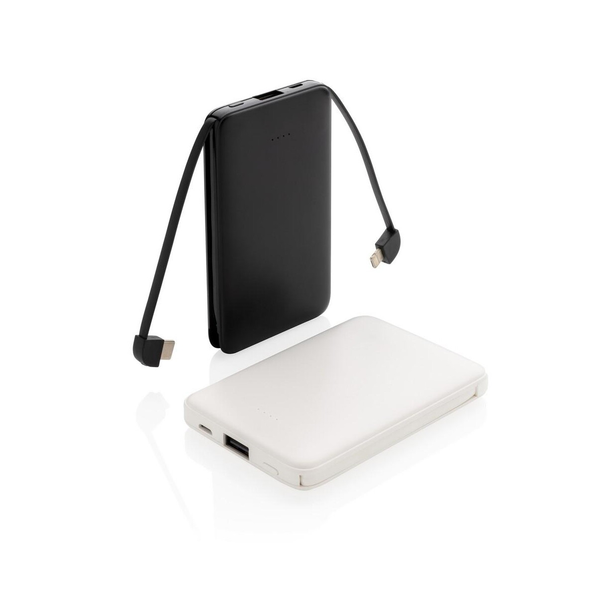 Powerbanki z logo – power bank 5000 mah, zintegrowany kabel 3 w 1 P322.083__G_300 Power bank 5000 mAh, zintegrowany kabel 3 w 1 P322.083__G_300