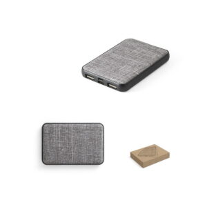 RENEWAL BATTERY. Power bank 5.000 mAh wykonany w PET pochodzącego z recyklingu (100% rPET) 97094_set