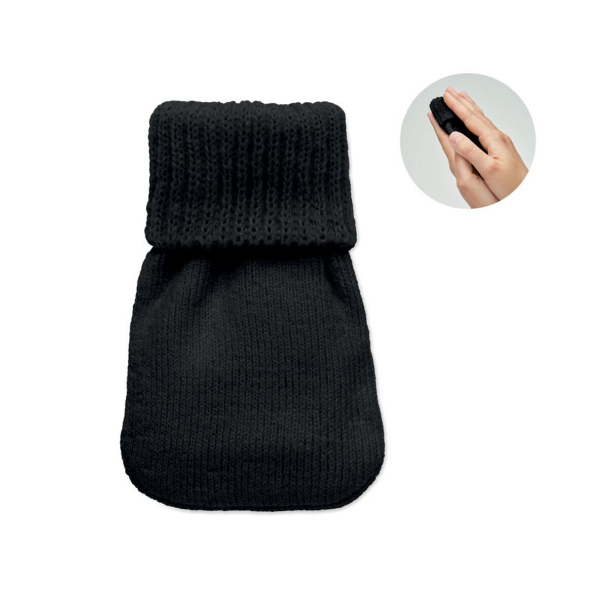Rękawiczki z logo – ogrzewacz do rąk z dzianiny warmmuff mo2667-03 Ogrzewacz do rąk z dzianiny WARMMUFF mo2667-03
