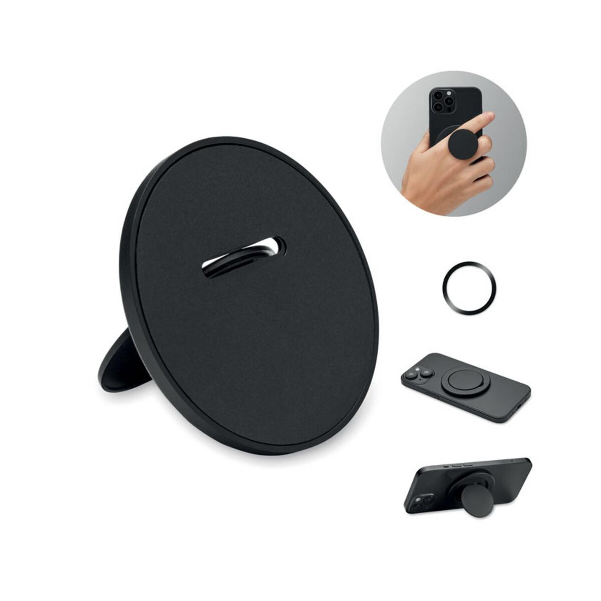 Samochodowe uchwyty do telefonu z logo – magnetyczny uchwyt na telefon able mo2556-03 Magnetyczny uchwyt na telefon ABLE mo2556-03