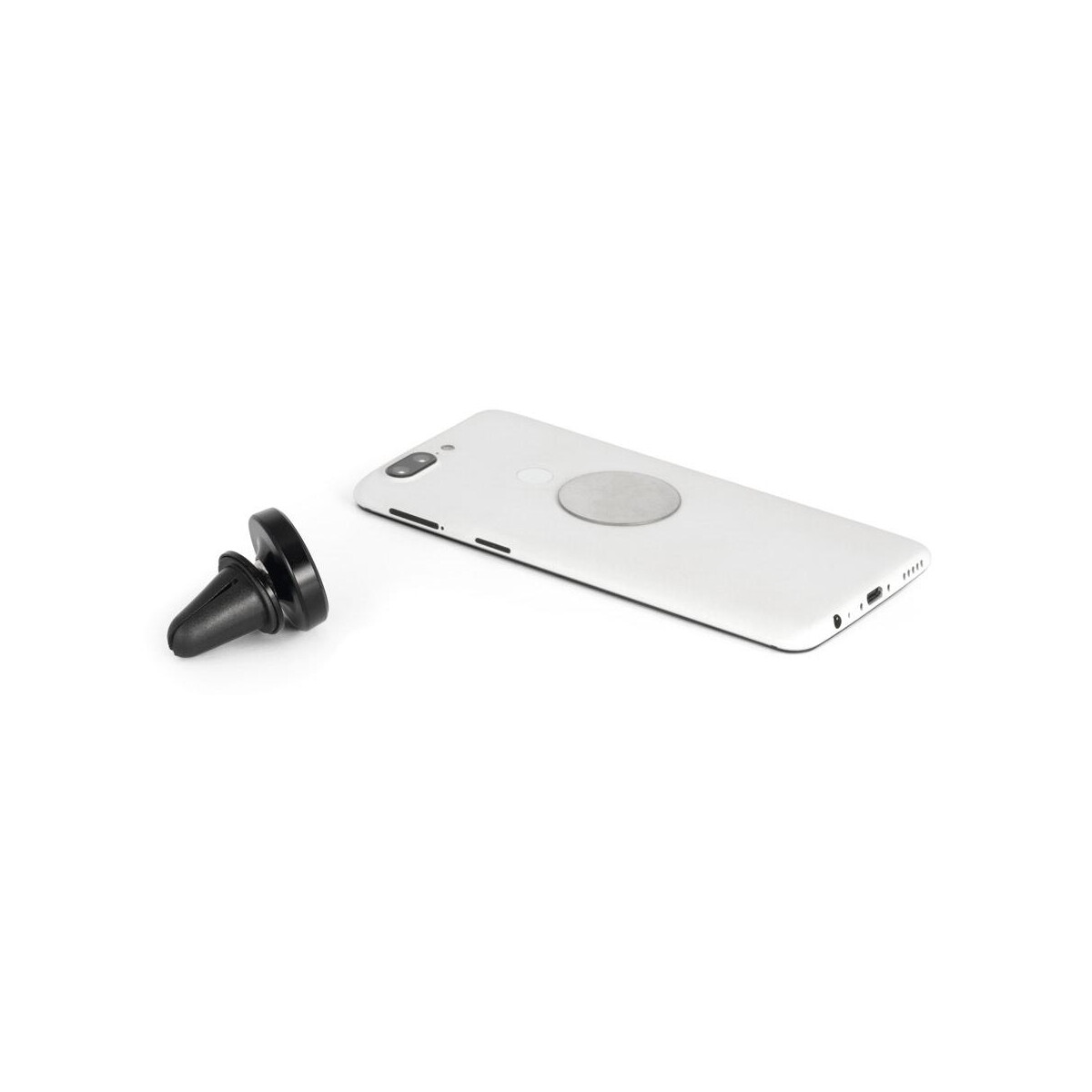 Samochodowe uchwyty do telefonu z logo – planck. aluminiowy uchwyt samochodowy na telefon 97156_103-d PLANCK. Aluminiowy uchwyt samochodowy na telefon 97156_103-d