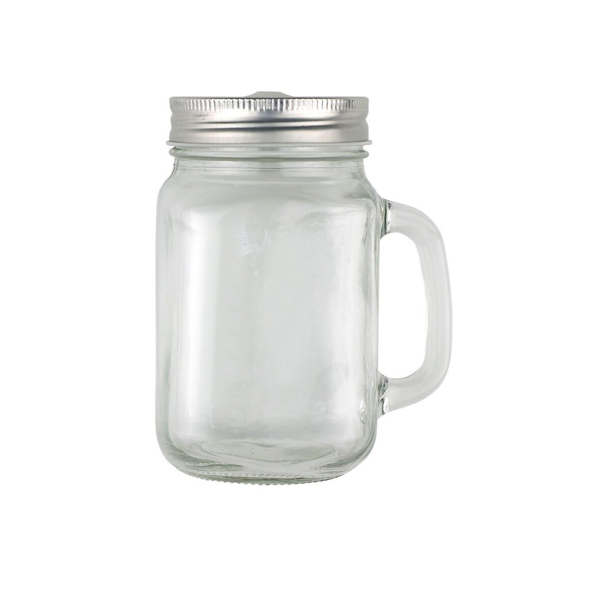 Słoiki z logo – słoik do picia 480 ml ze słomką V8485-00_ITP01 Słoik do picia 480 ml ze słomką V8485-00_ITP01