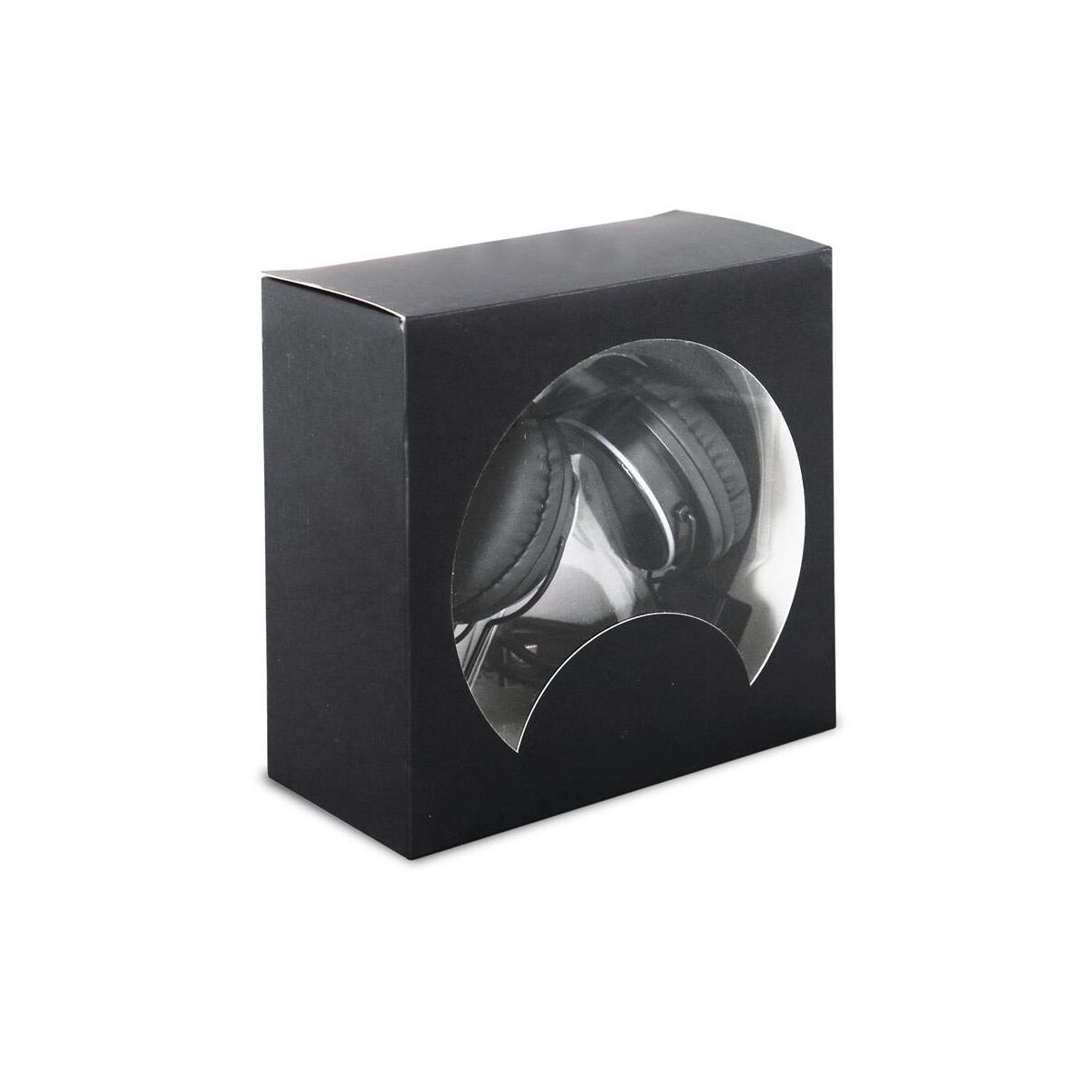 Słuchawki z logo – baron. składane i regulowane słuchawki abs 97365_103-box BARON. Składane i regulowane słuchawki ABS 97365_103-box