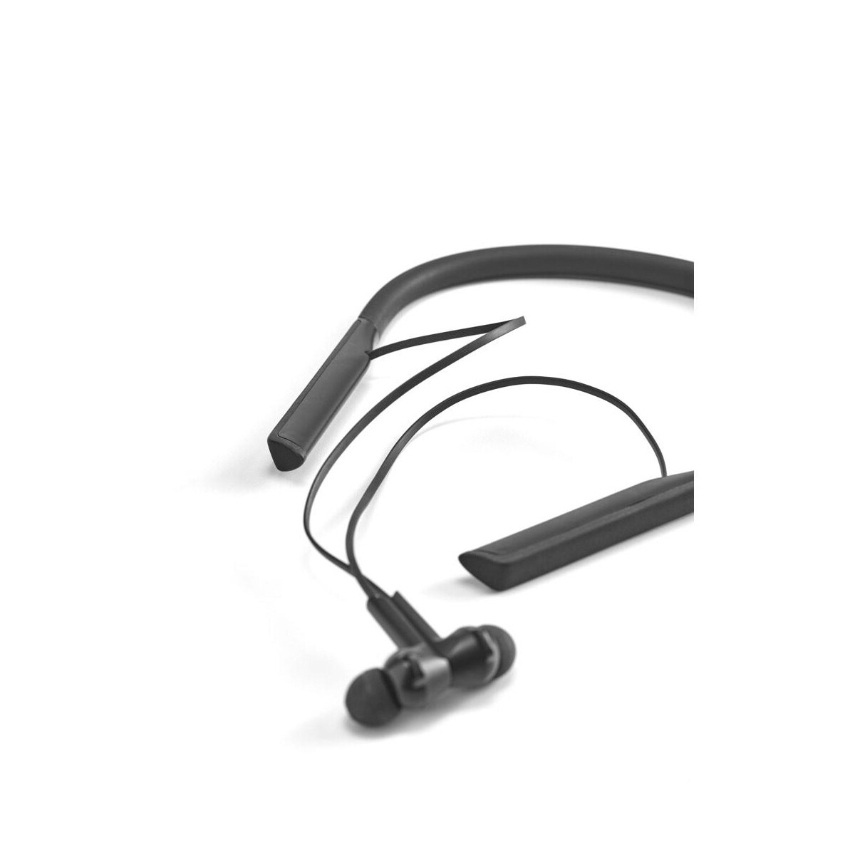 Słuchawki z logo – hearkeen. słuchawki douszne z abs i silikonu 90 mah 97919_103-d HEARKEEN. Słuchawki douszne z ABS i silikonu 90 mAh 97919_103-d