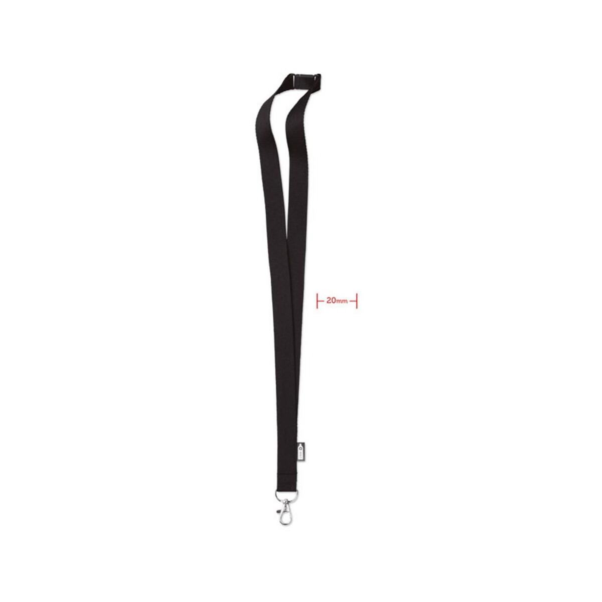 Smycze z logo – smycz rpet 20 mm lany rpet mo6100-03 Smycz RPET 20 mm LANY RPET mo6100-03