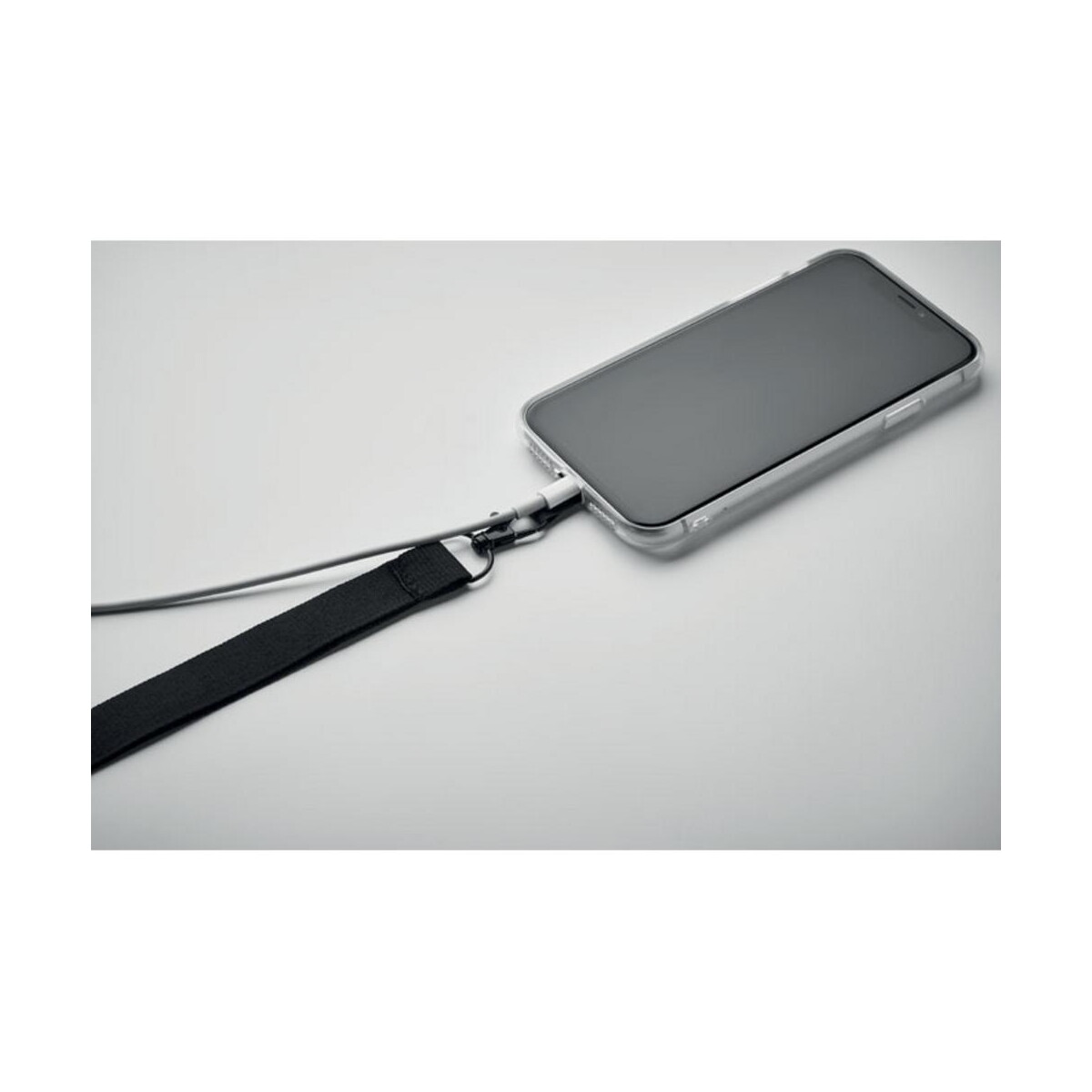 Smycze z logo – smycz z uchwytem na telefon ameste mo2120-03-detail Smycz z uchwytem na telefon AMESTE mo2120-03-detail