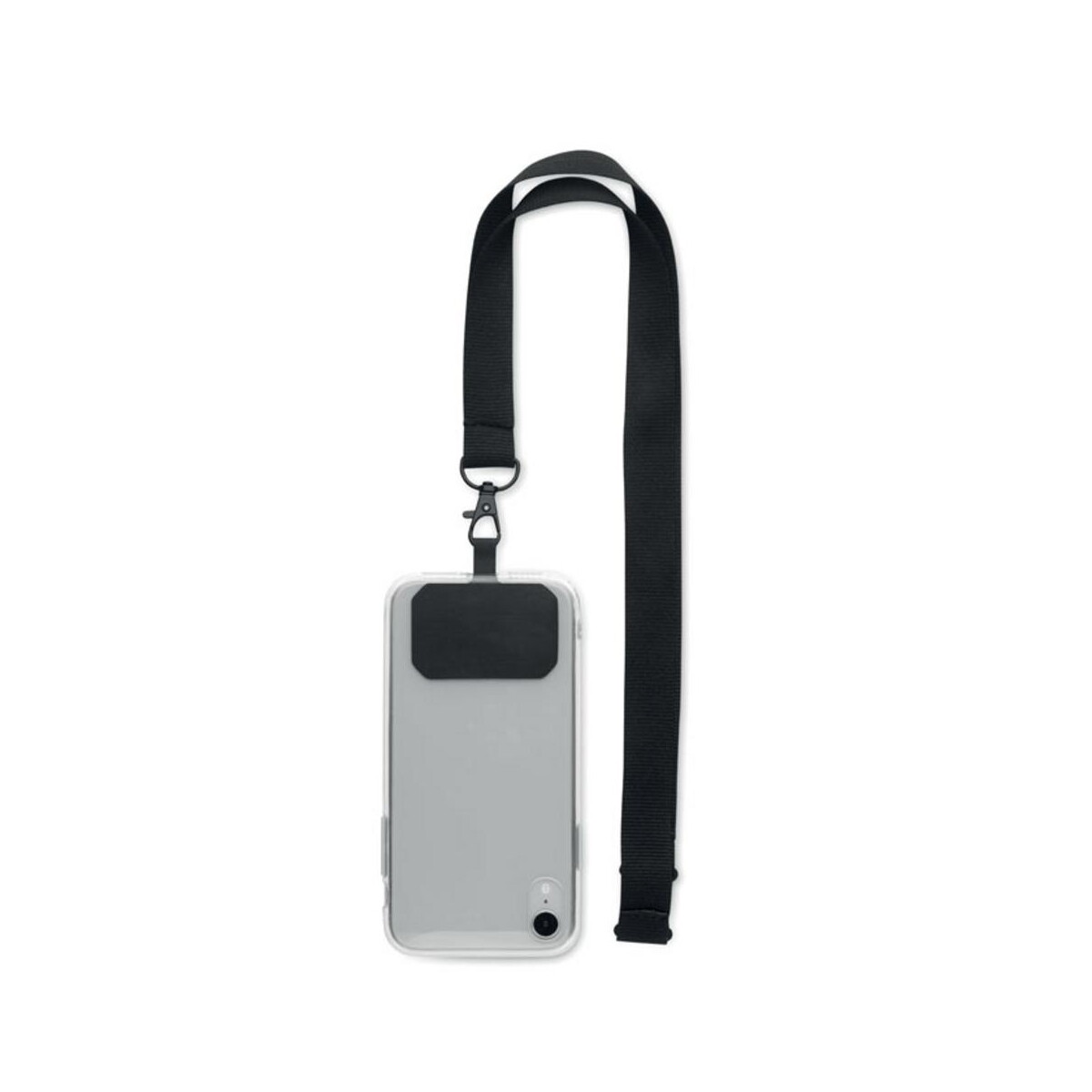 Smycze z logo – smycz z uchwytem na telefon ameste mo2120-03-open Smycz z uchwytem na telefon AMESTE mo2120-03-open