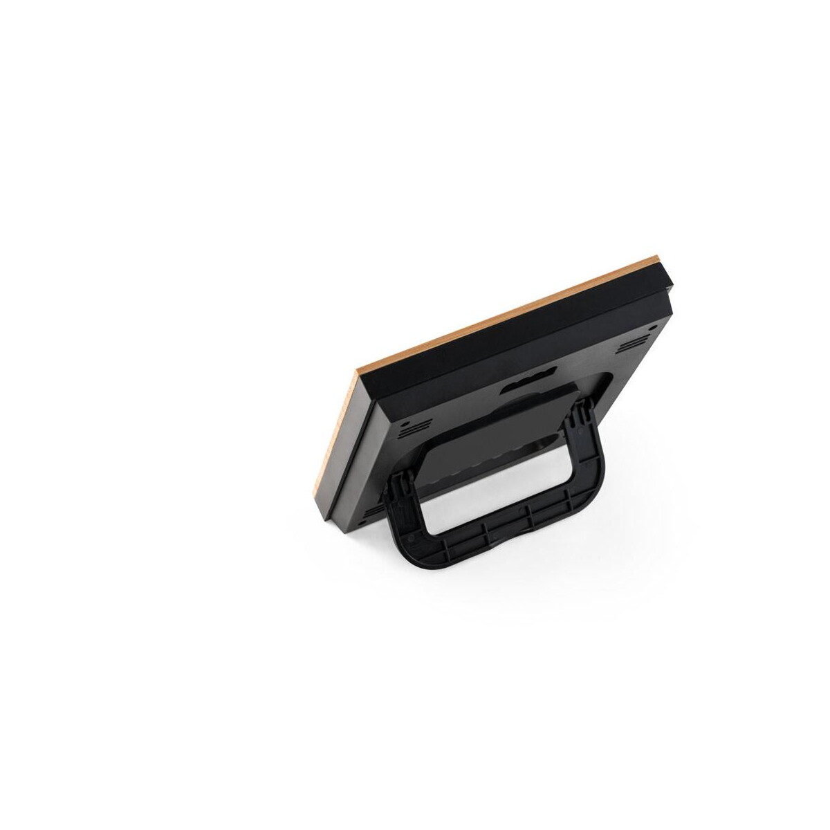 Stacje pogodowe z logo – bromley. biurkowa stacja pogodowa z ekranem lcd z abs i bambusa 97099_103-d BROMLEY. Biurkowa stacja pogodowa z ekranem LCD z ABS i bambusa 97099_103-d