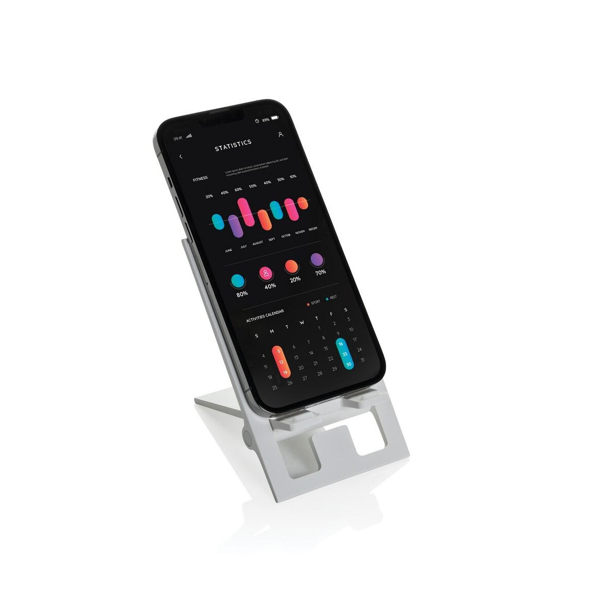 Stojaki na telefon z logo – stojak na telefon snapstand, rabs P301.4103__B_2 Stojak na telefon SnapStand, RABS P301.4103__B_2