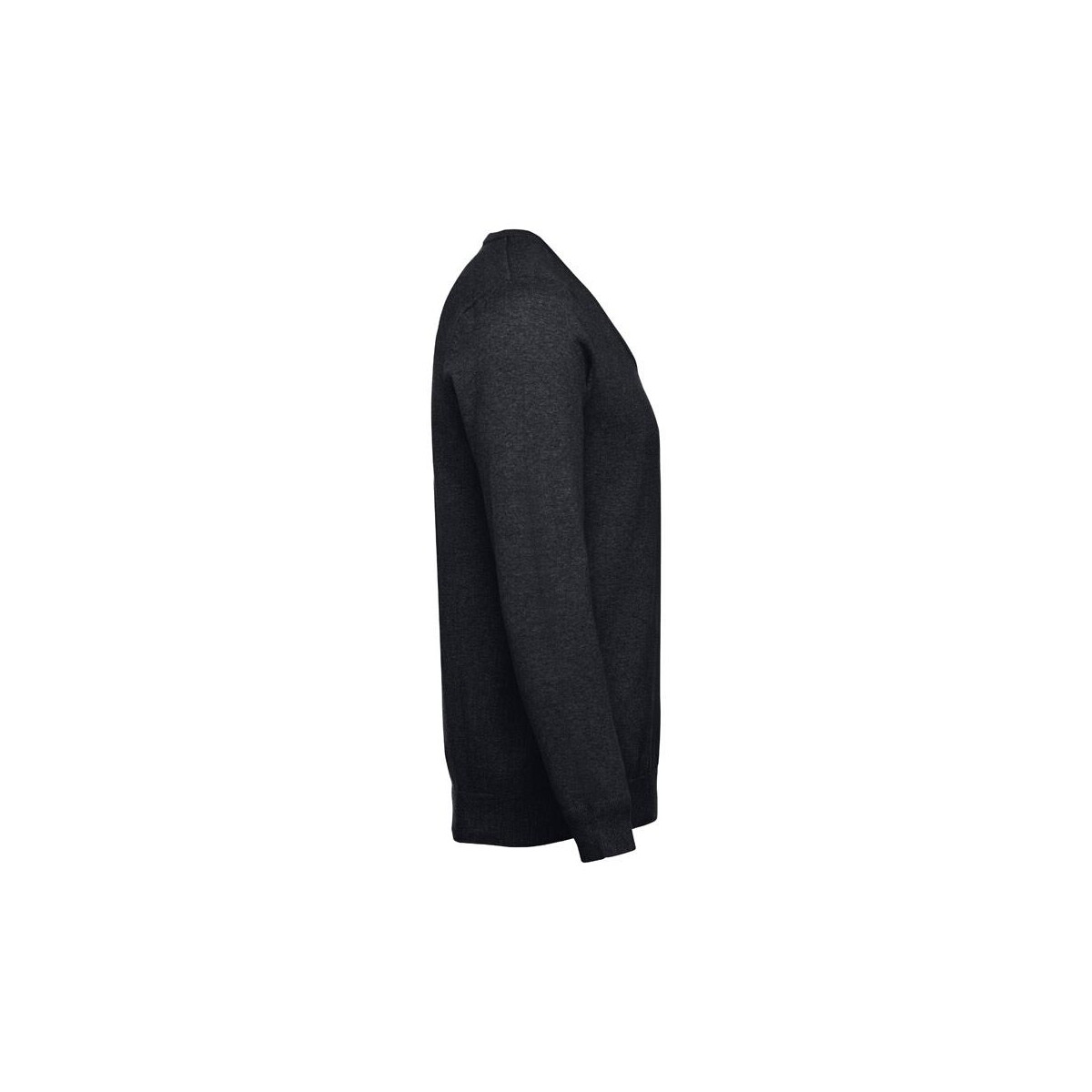 Swetry z logo – thc milan. męski sweter v-neck z bawełny i poliamidu 30149_103-c THC MILAN. Męski sweter V-neck z bawełny i poliamidu 30149_103-c