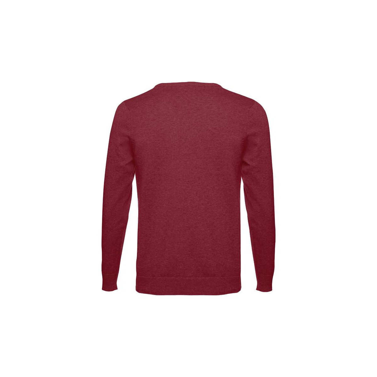 Swetry z logo – thc milan. męski sweter v-neck z bawełny i poliamidu 30149_115-b THC MILAN. Męski sweter V-neck z bawełny i poliamidu 30149_115-b